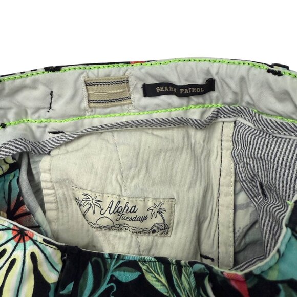 SIZE 8 Scotch & Soda Boys Tropical Palm Shorts - Picture 4 of 8